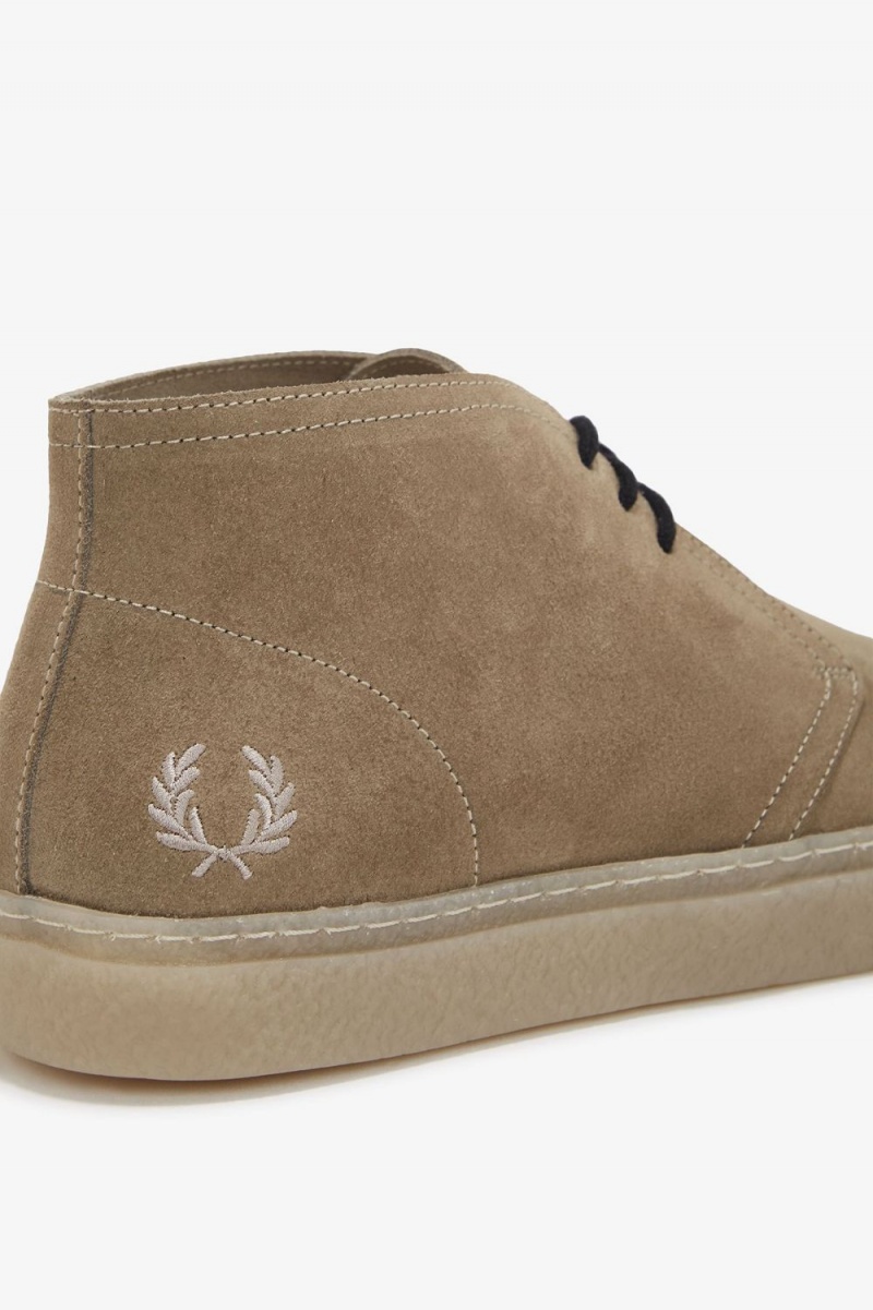 Fred Perry Hawley Men's Boots Warm Grey | YZCJB7450