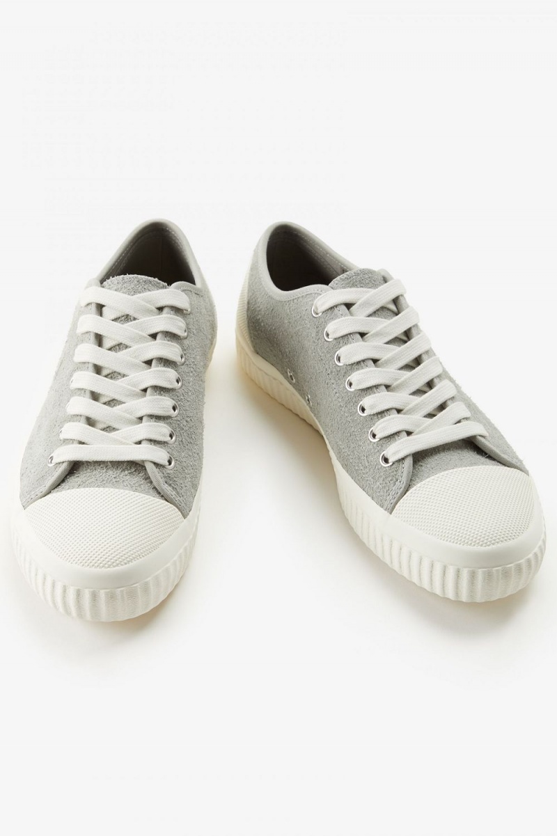 Fred Perry Hughes Low Men's Plimsolls Grey | RQVYW7596