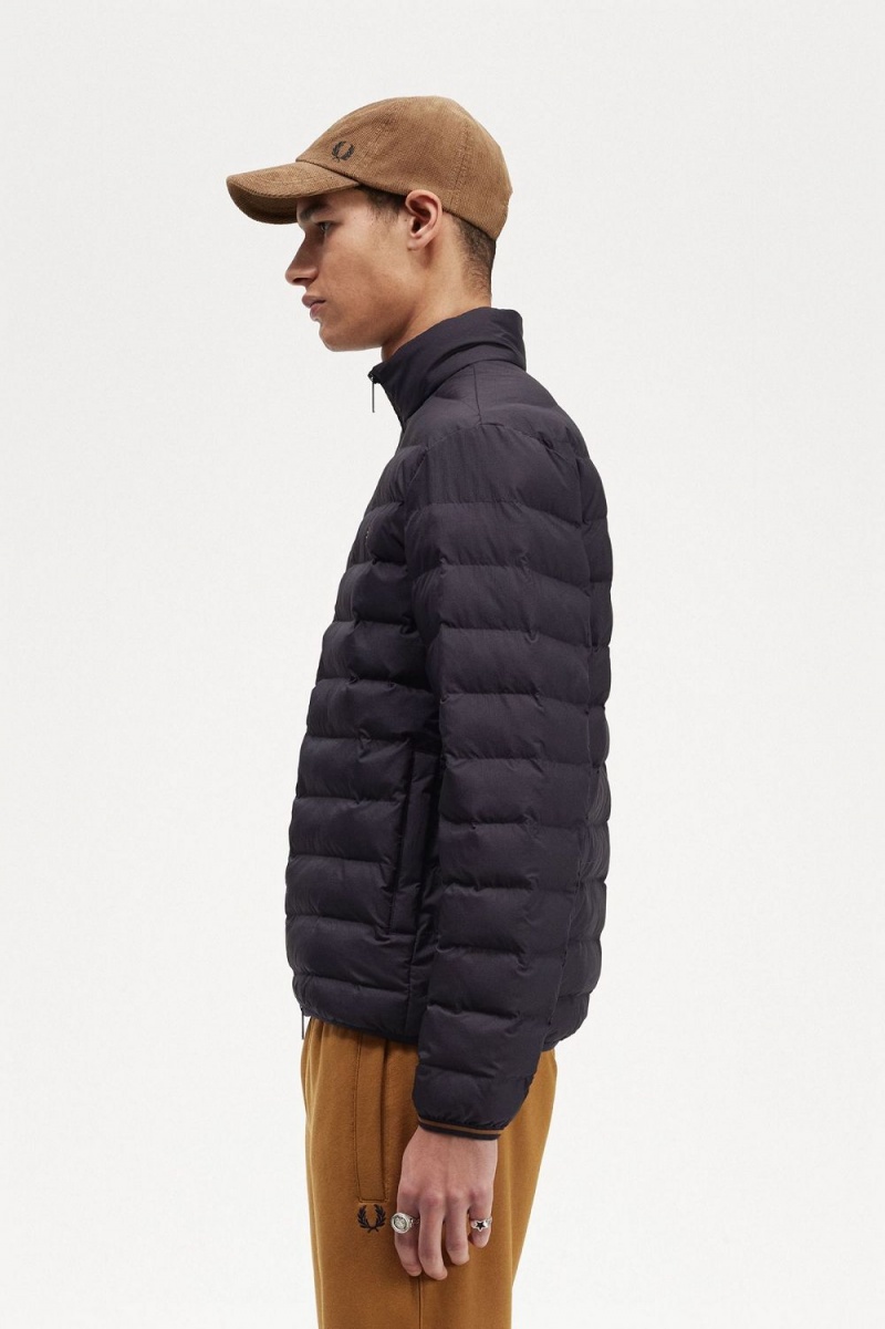 Fred Perry Insulated Men's Jackets Navy | OFQCL0984