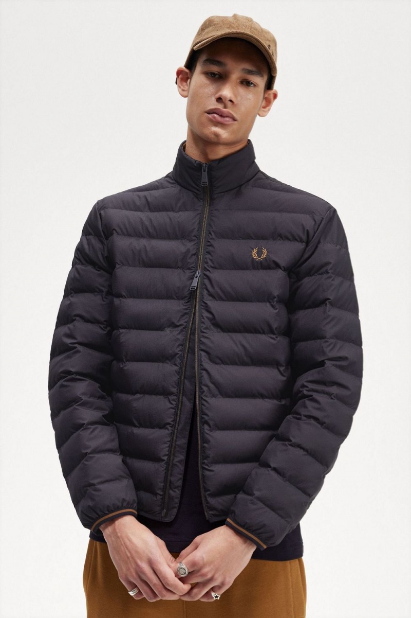 Fred Perry Insulated Men's Jackets Navy | OFQCL0984