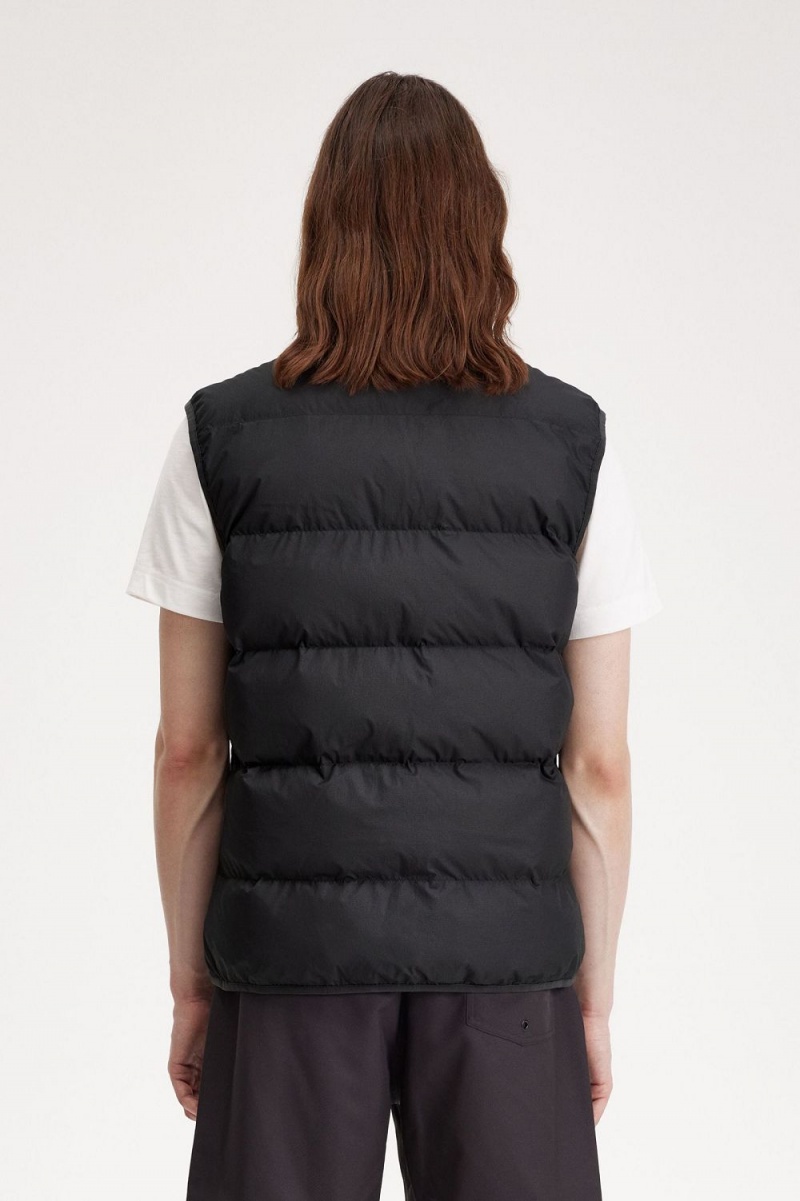 Fred Perry Insulated Men's Vest Anchor Grey | WHZPR0492