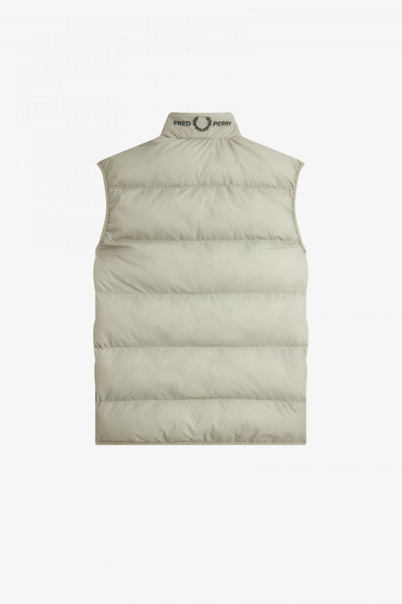 Fred Perry Insulated Men's Vest Mint | FMAYZ6583