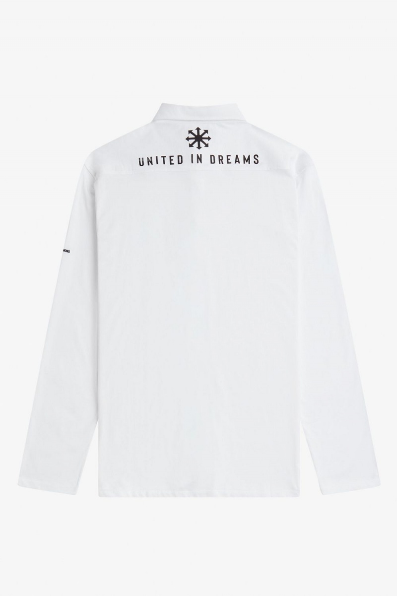 Fred Perry Jersey Men's Shirt White | JVXFP2310