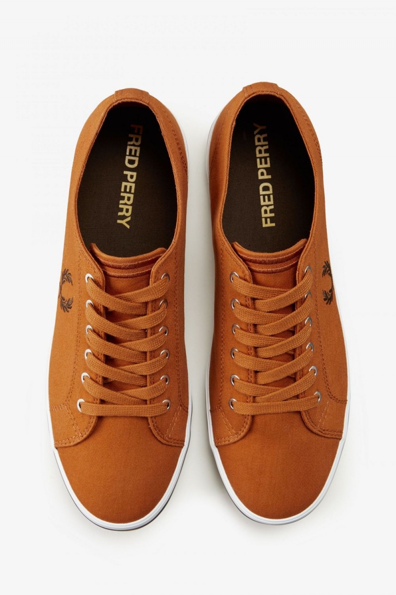 Fred Perry Kingston Men's Plimsolls Brown | GTAZH1978