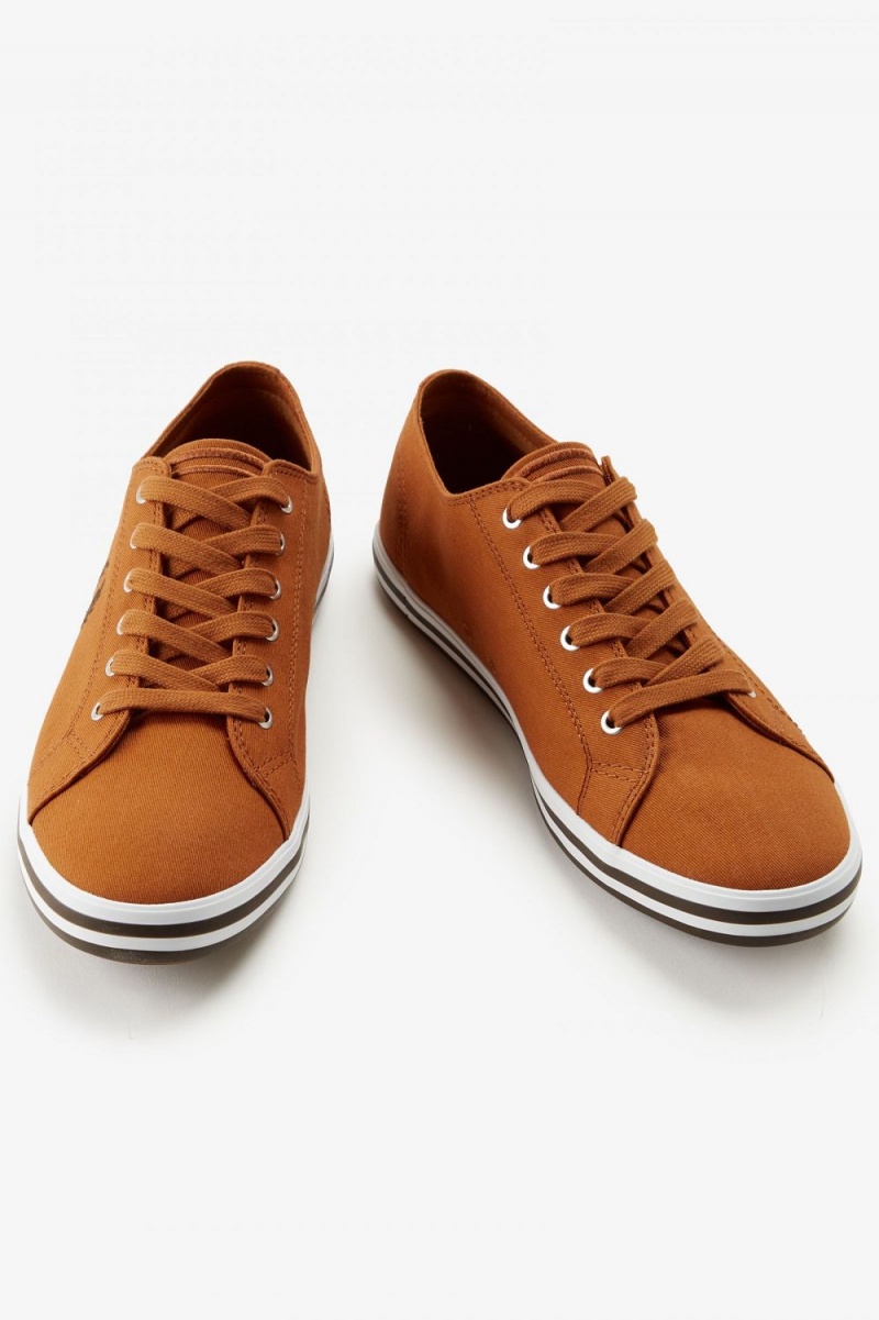 Fred Perry Kingston Men's Plimsolls Brown | GTAZH1978