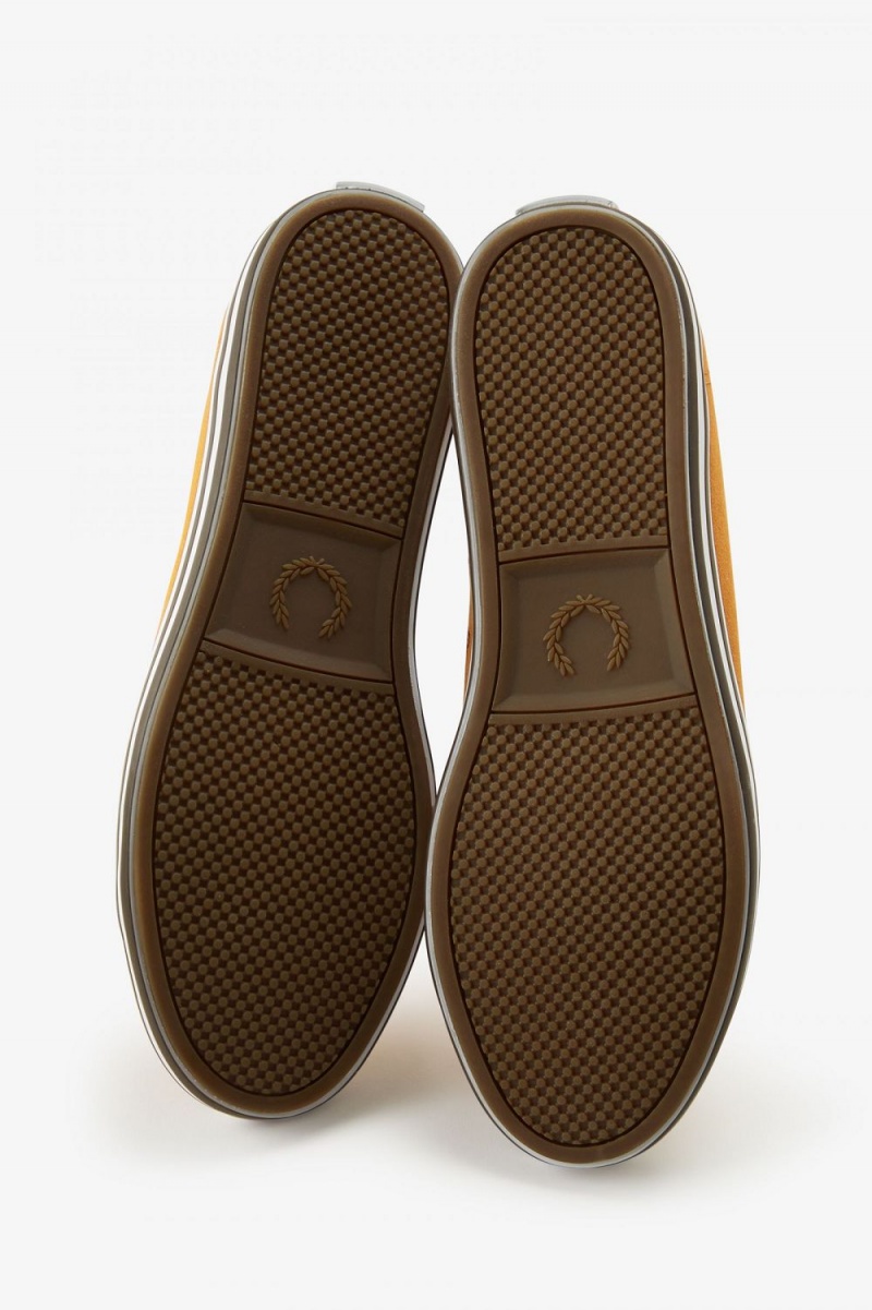 Fred Perry Kingston Men's Plimsolls Brown | GTAZH1978