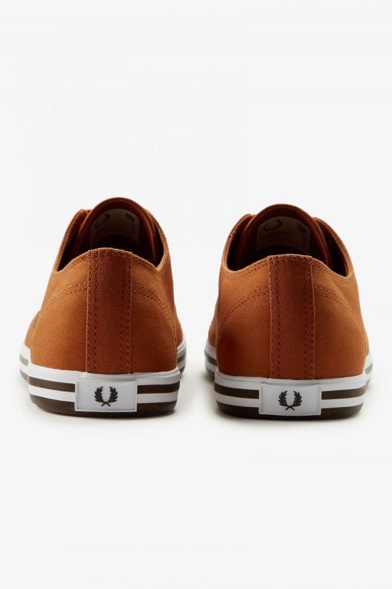 Fred Perry Kingston Men's Plimsolls Brown | GTAZH1978