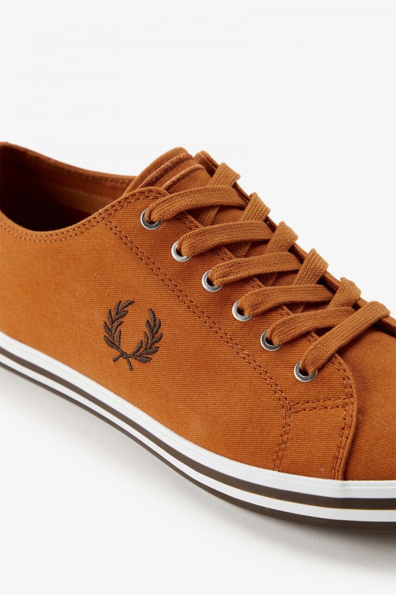 Fred Perry Kingston Men's Plimsolls Brown | GTAZH1978