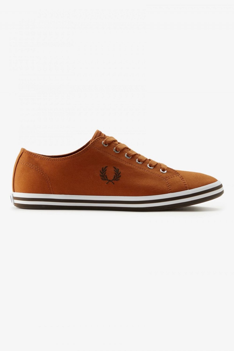 Fred Perry Kingston Men\'s Plimsolls Brown | GTAZH1978