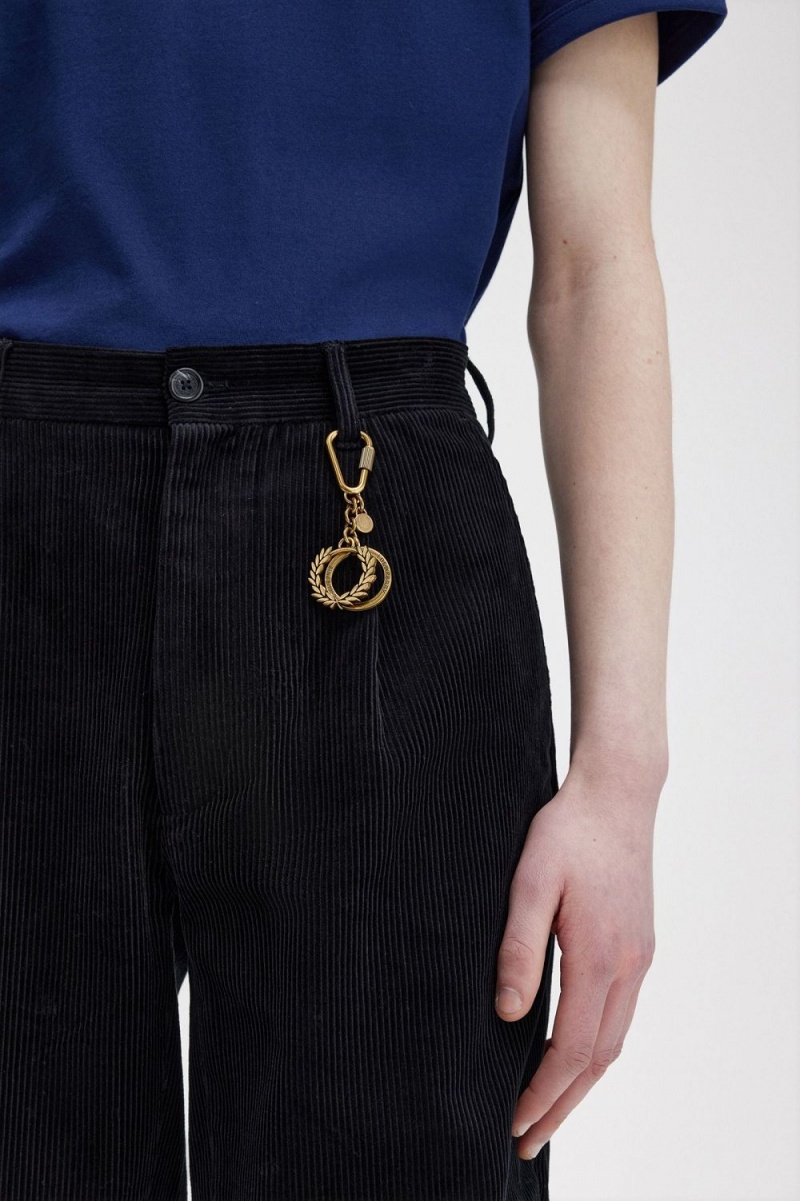 Fred Perry Laurel Wreath Keyring Women's Lifestyle Gold | WMPQY9578