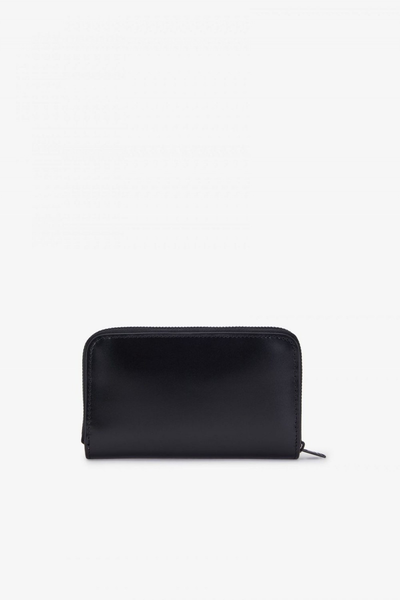 Fred Perry Leather Women's Wallet Black | BITHZ2801