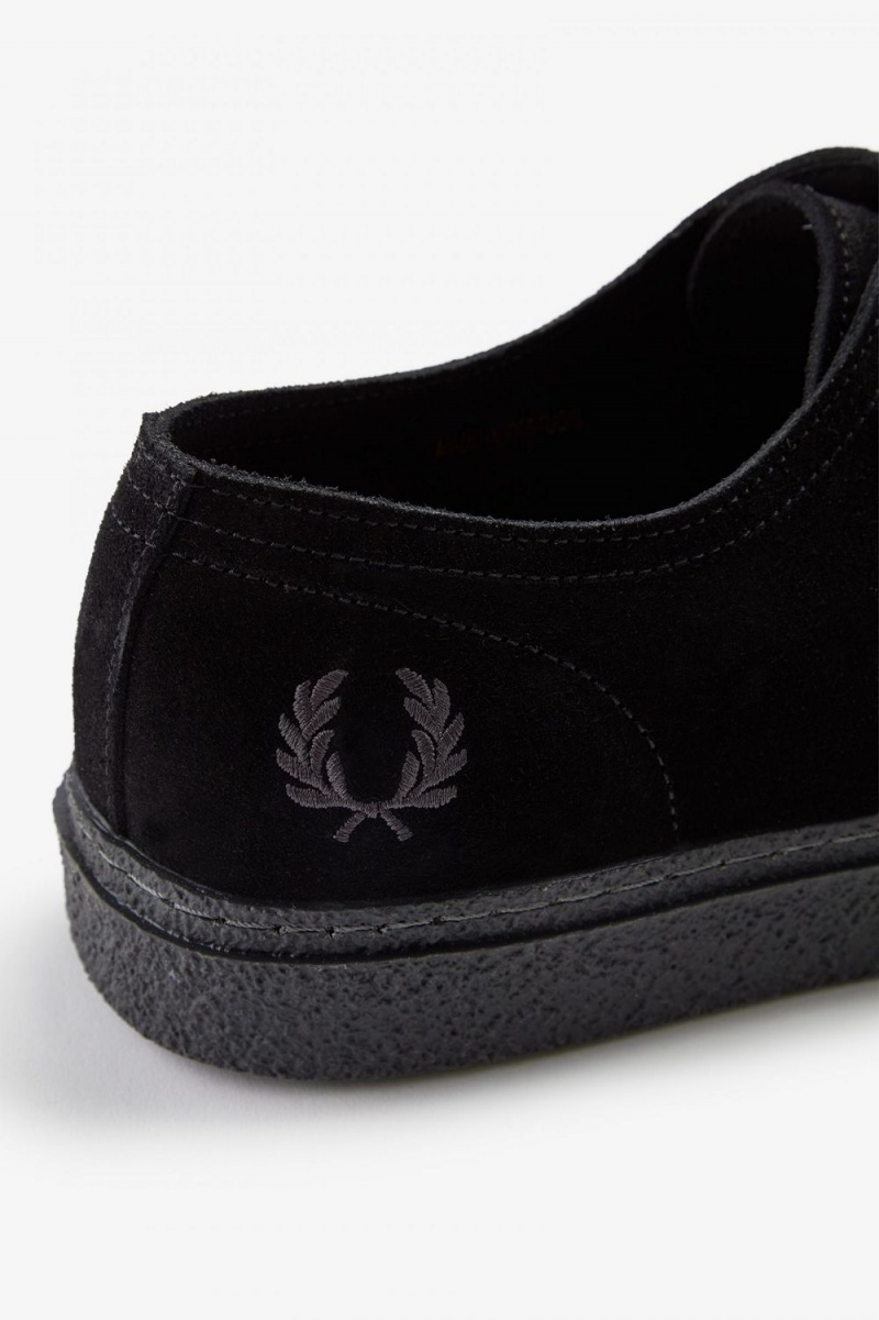 Fred Perry Linden Men's Plimsolls Black | WTQUM7291