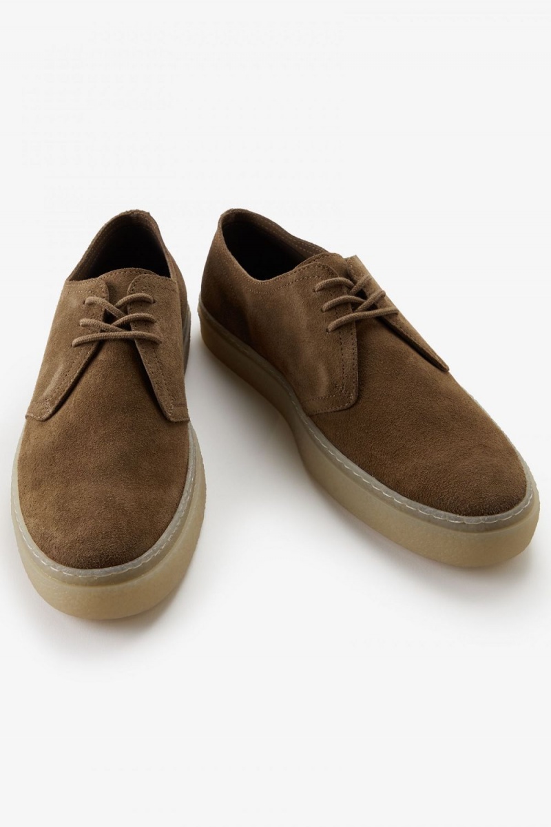 Fred Perry Linden Men's Plimsolls Brown | FVMWK8704