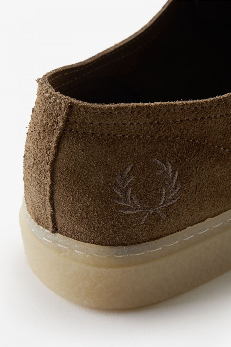 Fred Perry Linden Men's Plimsolls Brown | FVMWK8704