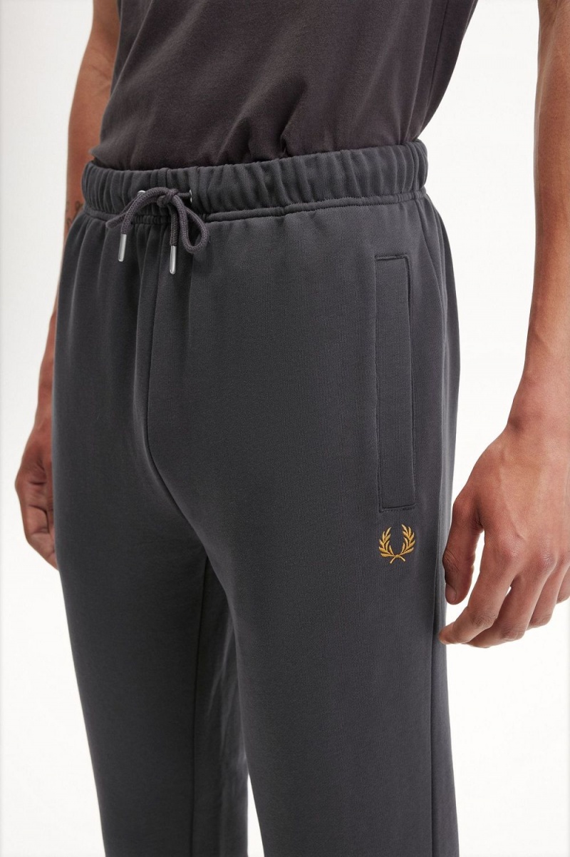 Fred Perry Loopback Sweat Men's Pants Anchor Grey Dark Coffee | OUMCZ4103