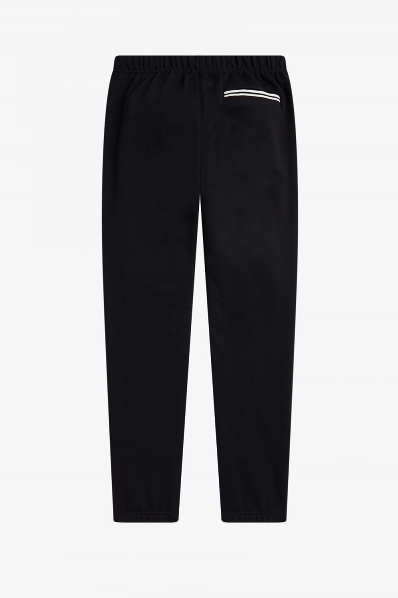 Fred Perry Loopback Sweat Men's Pants Black | KIPTA9165