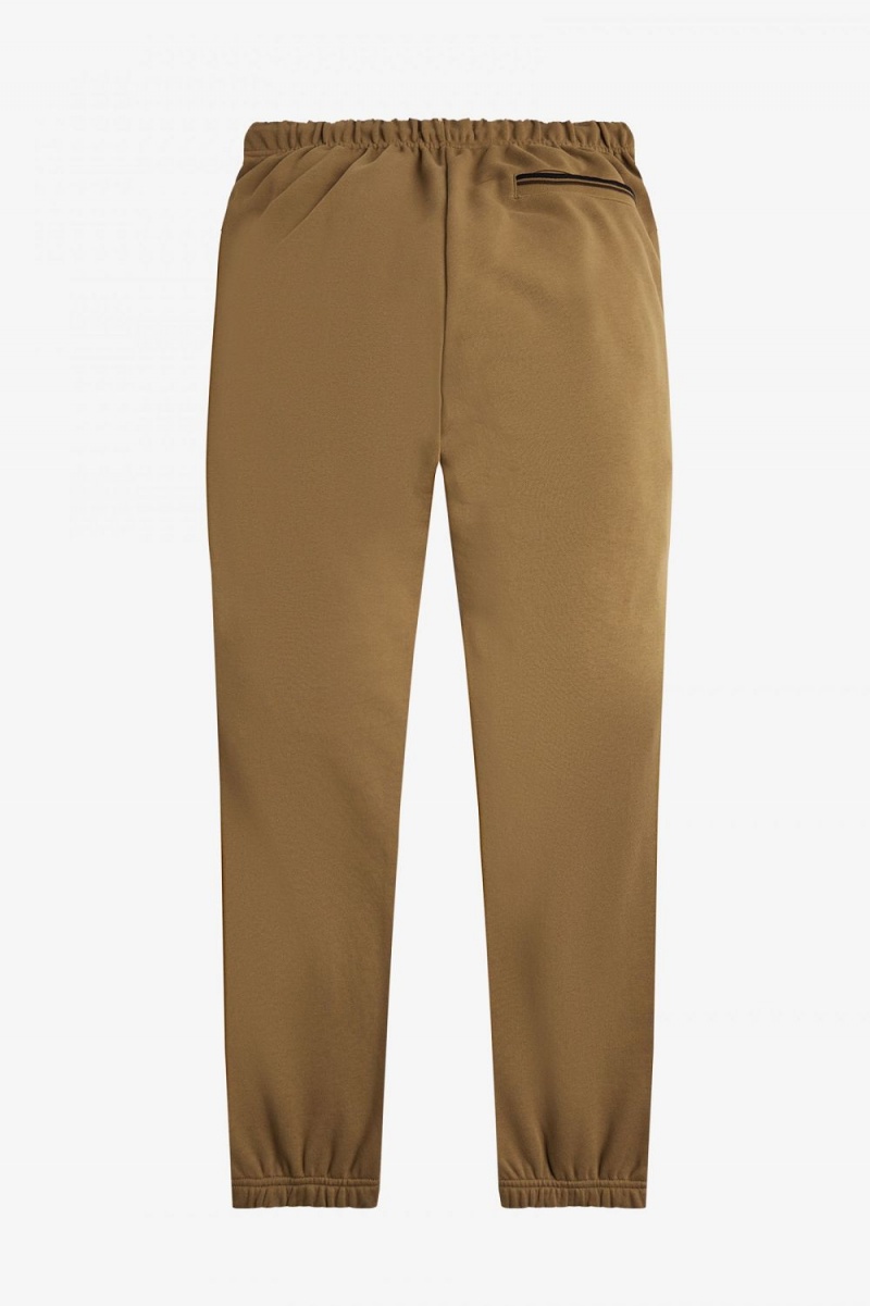 Fred Perry Loopback Sweat Men's Pants Brown Burnt Tobacco | RLDCX4028