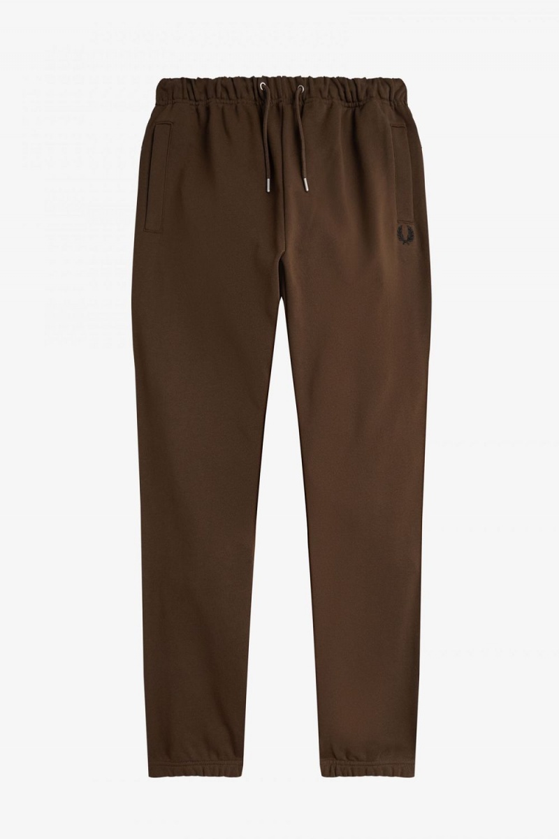 Fred Perry Loopback Sweat Men's Pants Burnt Tobacco | GHBZR8295