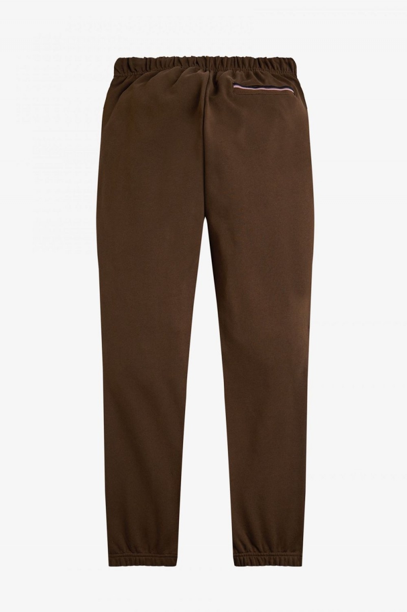 Fred Perry Loopback Sweat Men's Pants Burnt Tobacco | GHBZR8295