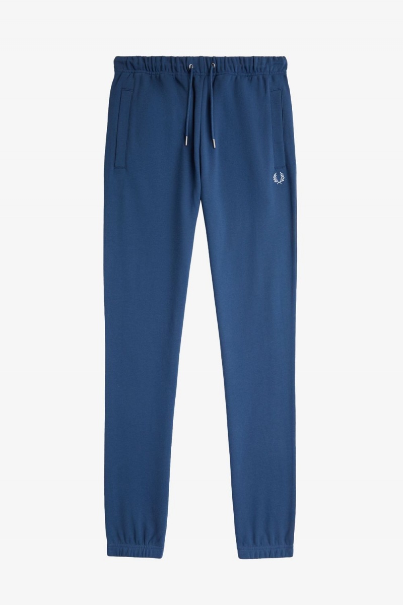 Fred Perry Loopback Sweat Men's Pants Midnight Blue Light Aqua | SLIVP7258