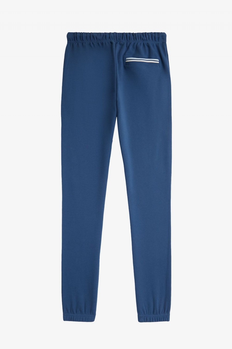 Fred Perry Loopback Sweat Men's Pants Midnight Blue Light Aqua | SLIVP7258