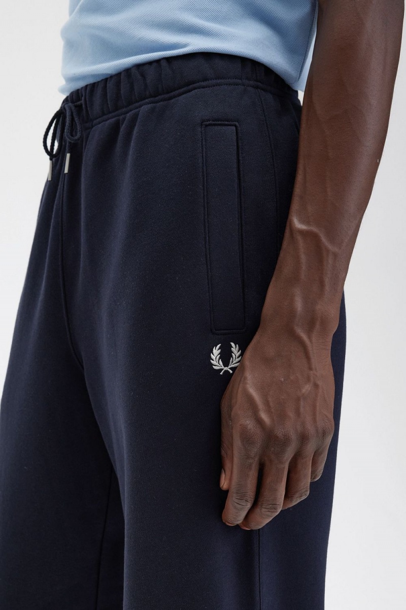 Fred Perry Loopback Sweat Men's Pants Navy | NFBEZ7625