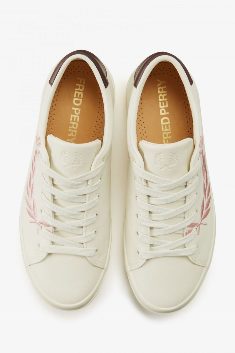 Fred Perry Lottie Women's Tennis Shoes Beige | AKSQO4029