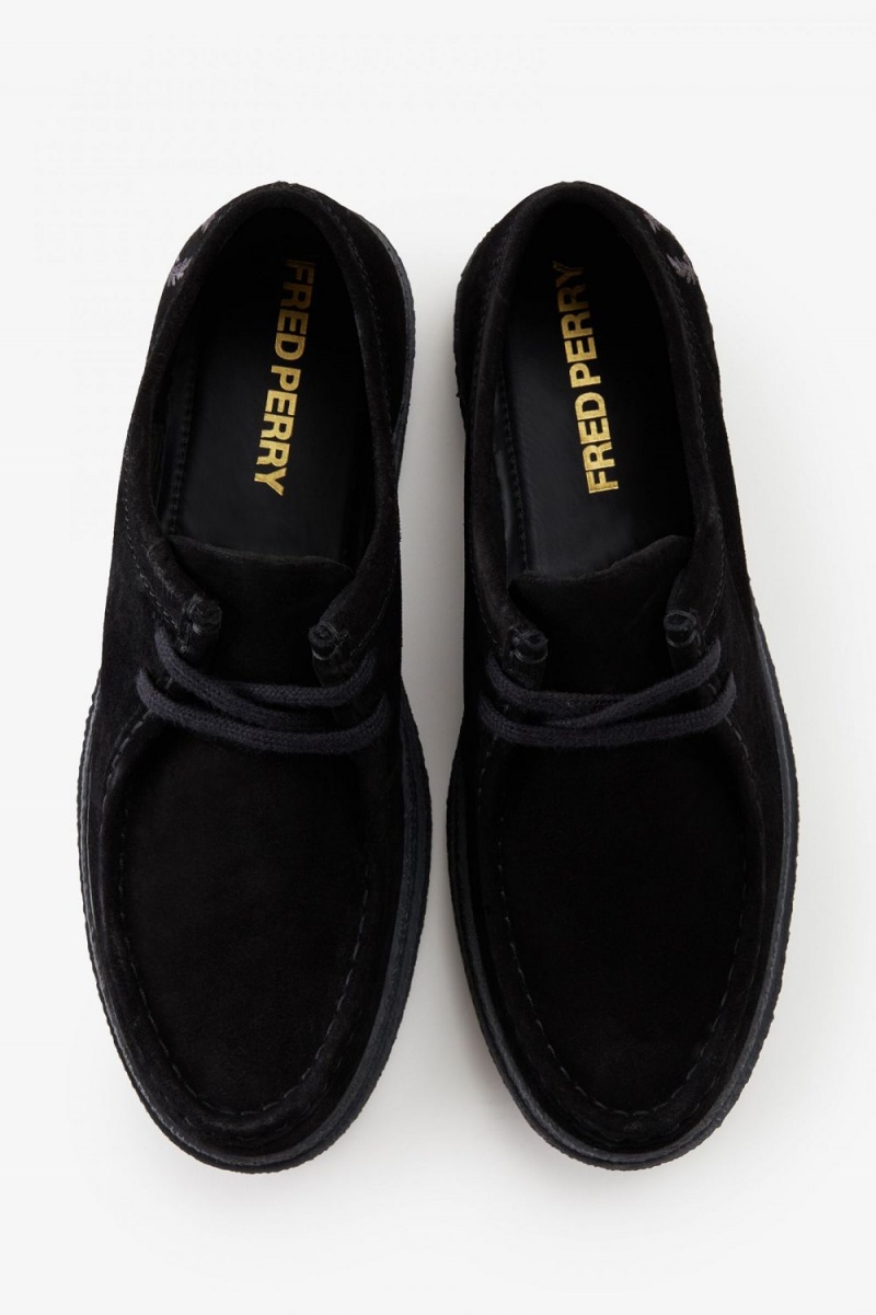 Fred Perry Low Dawson Men's Loafers Black | UWHST5694