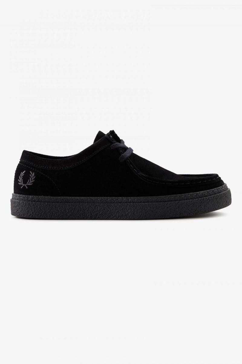 Fred Perry Low Dawson Men\'s Loafers Black | UWHST5694