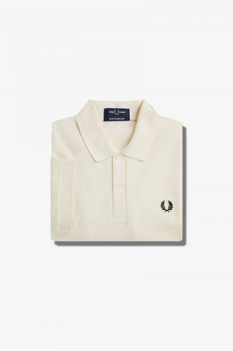 Fred Perry M3 Men's Shirt Beige Black | UCPRL8024