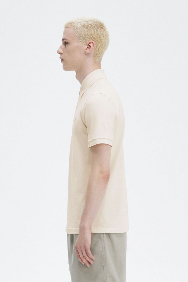 Fred Perry M3 Men's Shirt Beige Oatmeal | UHAKI4126