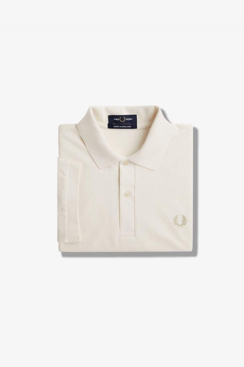 Fred Perry M3 Men's Shirt Beige Oatmeal | UHAKI4126