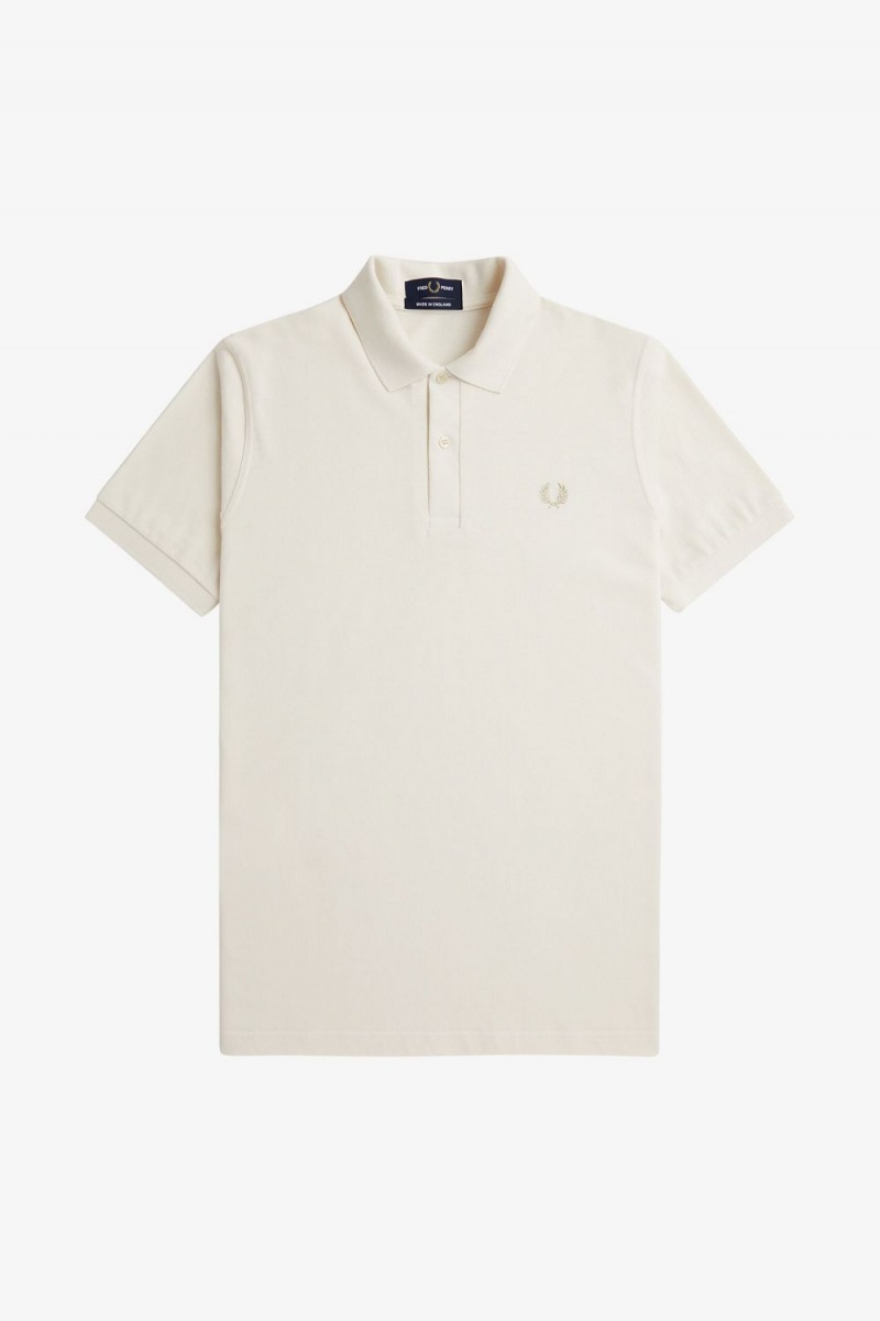 Fred Perry M3 Men's Shirt Beige Oatmeal | UHAKI4126