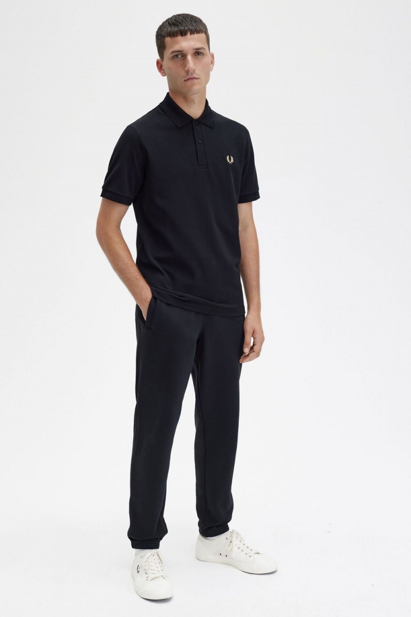 Fred Perry M3 Men's Shirt Black Champagne | FUVTS2956