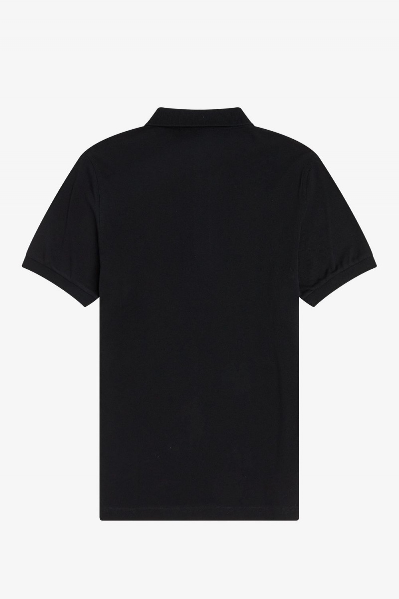 Fred Perry M6000 Men's Shirt Black Chrome | YODAG5928