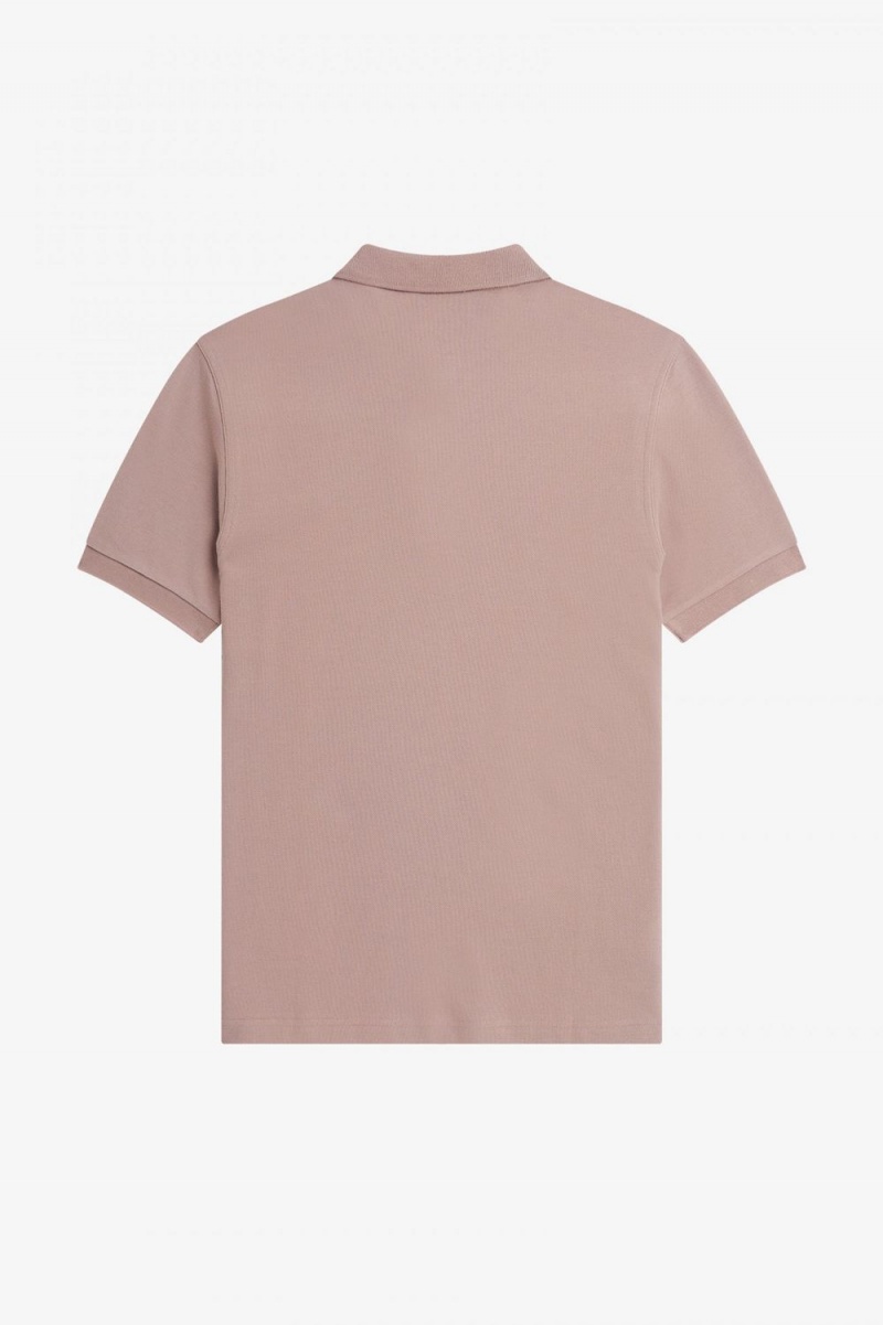 Fred Perry M6000 Men's Shirt Dark Pink Burnt Tobacco | WFKYD8431