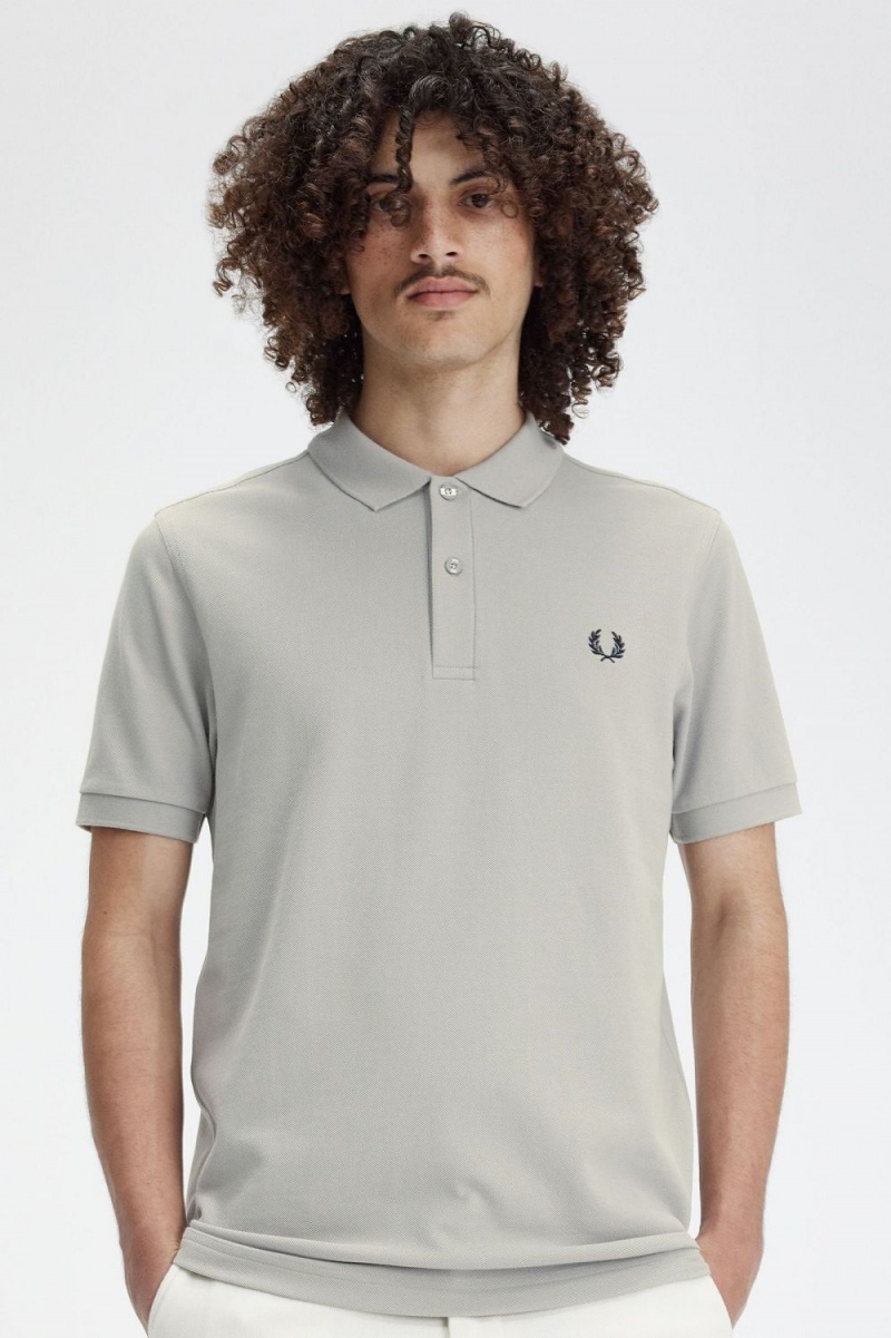 Fred Perry M6000 Men's Shirt Grey Black | MLYRB7503