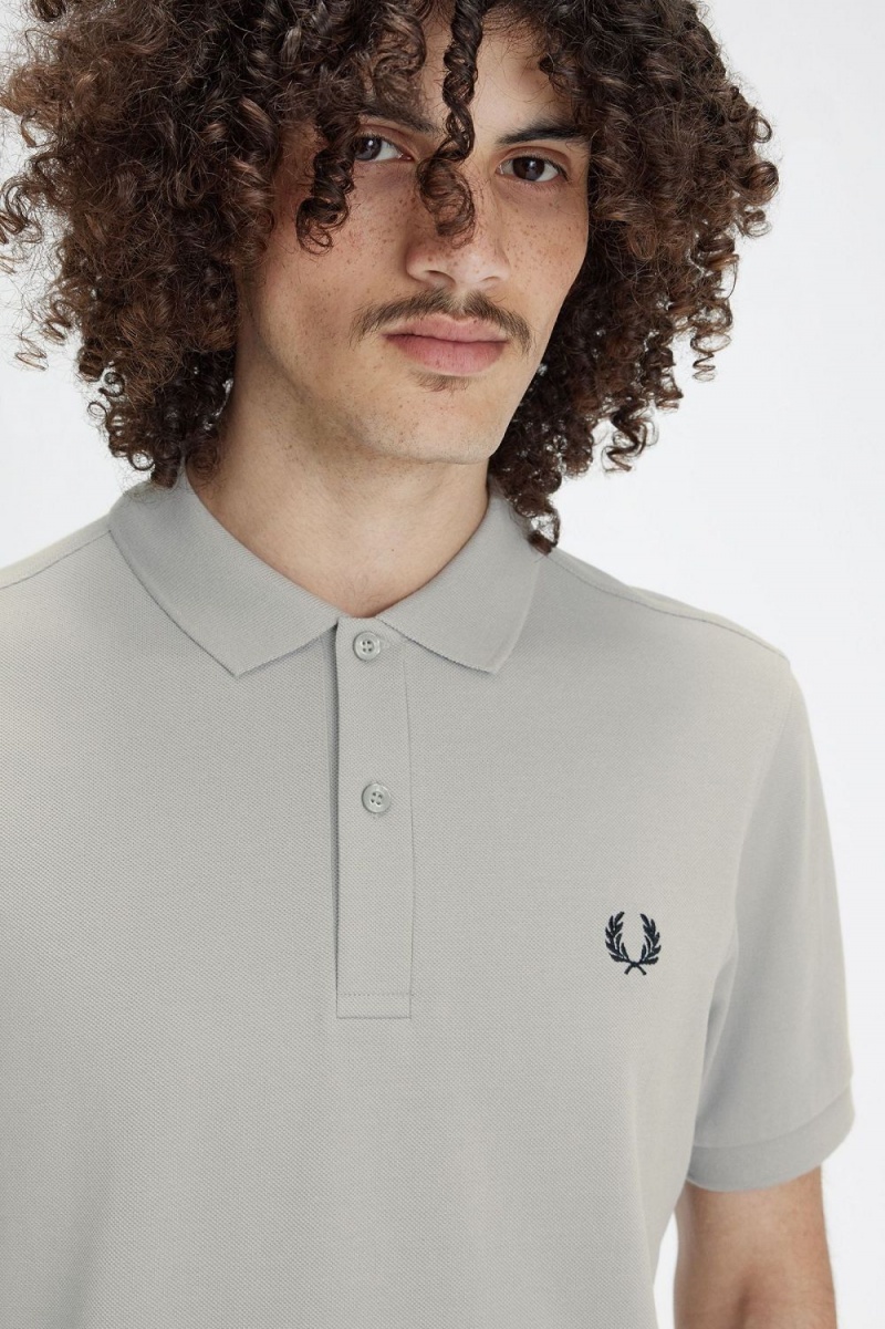 Fred Perry M6000 Men's Shirt Grey Black | MLYRB7503