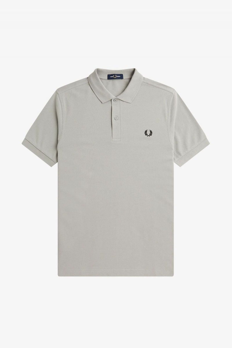 Fred Perry M6000 Men's Shirt Grey Black | MLYRB7503