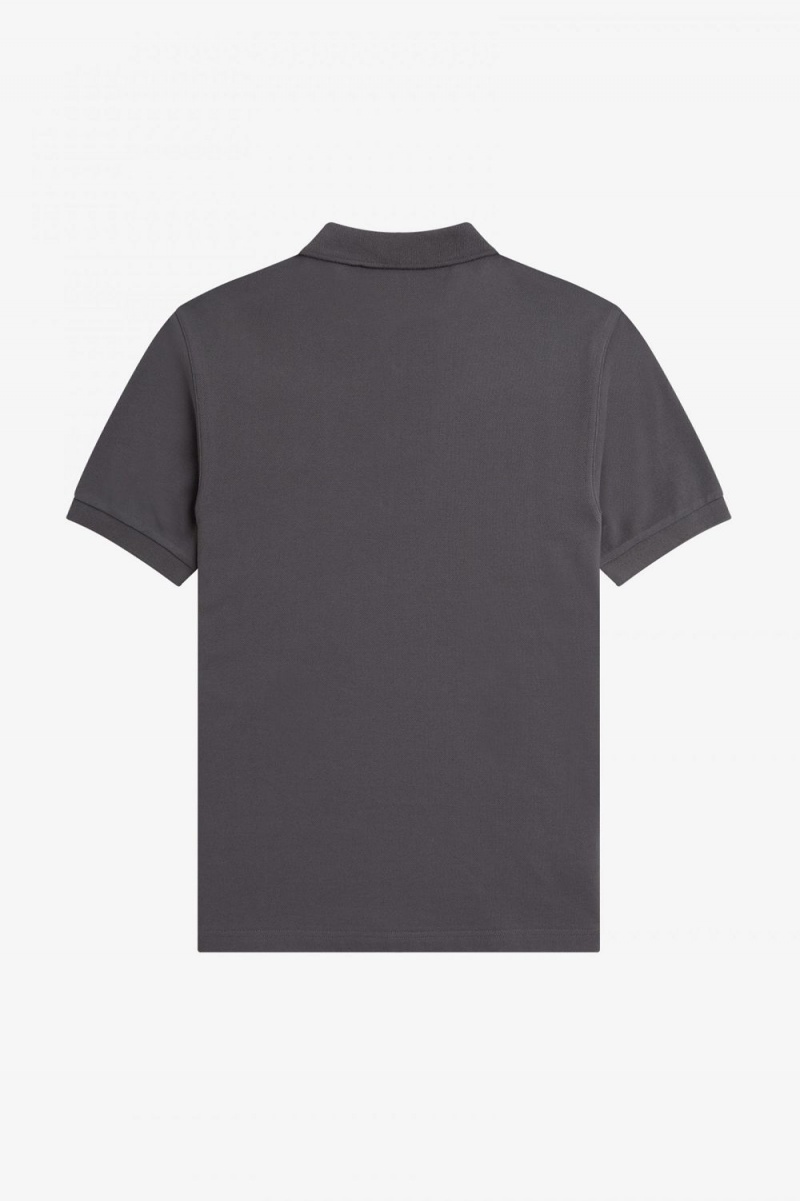 Fred Perry M6000 Men's Shirt Gunmetal Black | OVXCM2831