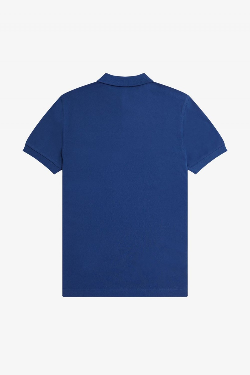 Fred Perry M6000 Men's Shirt Shaded Cobalt Navy | HQIYZ2805