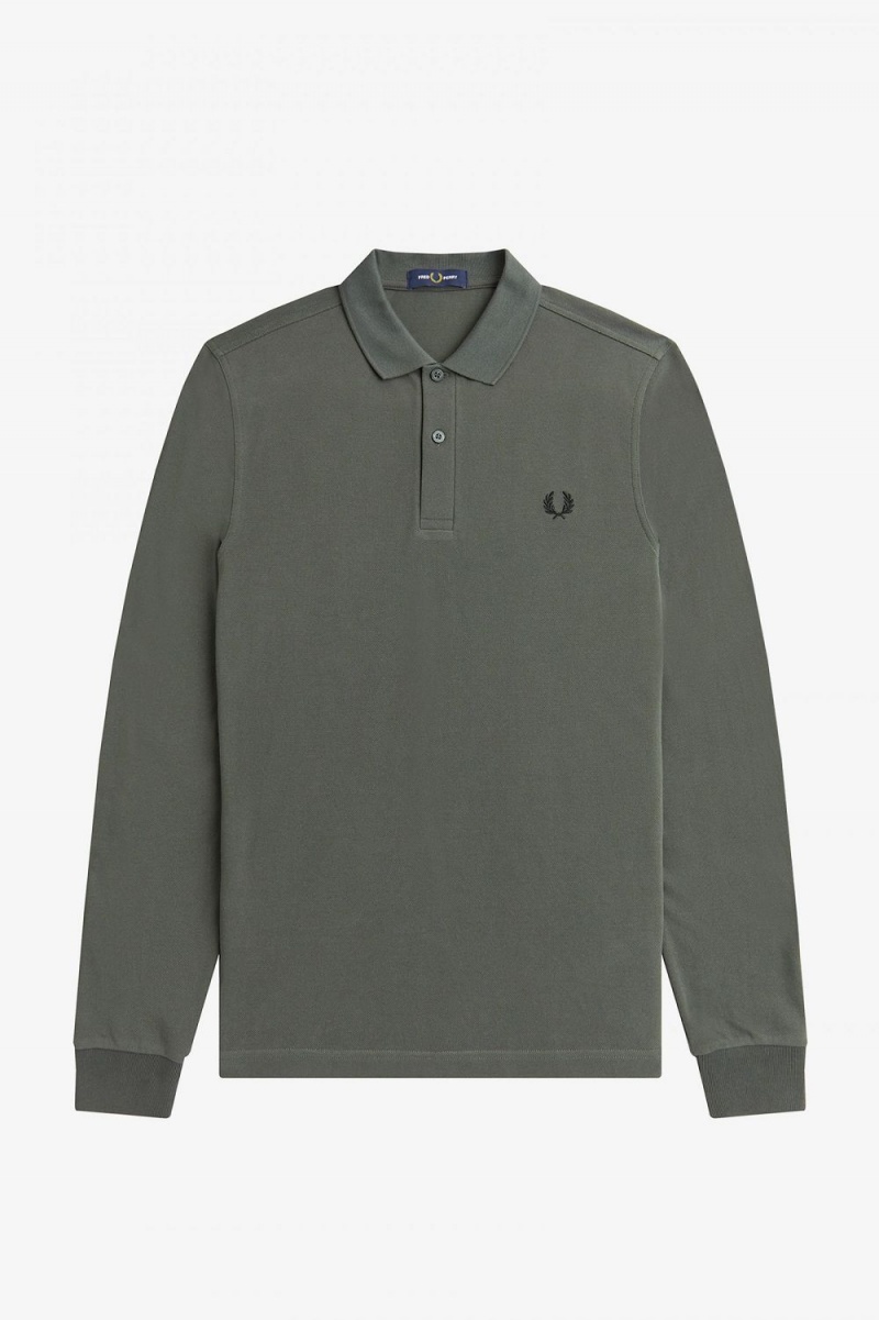 Fred Perry M6006 Men's Shirt Field Green | WBNKY3092