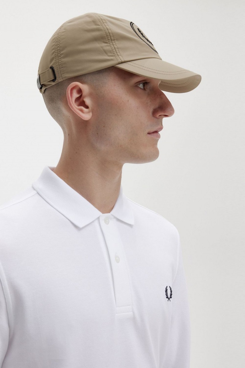 Fred Perry M6006 Men's Shirt White Navy | OUJDH0658