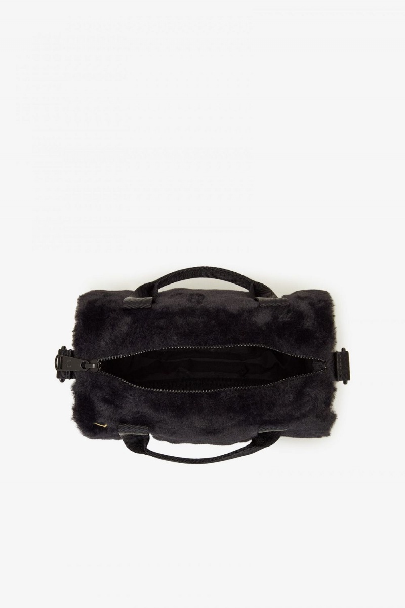 Fred Perry Mini Barrel Women's Bags Black | NFWEB0829