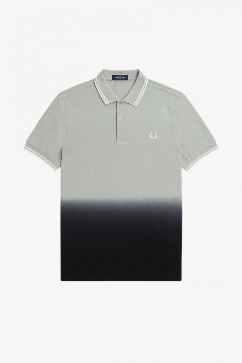 Fred Perry Ombre Men's Shirt Grey | WBVCU6215