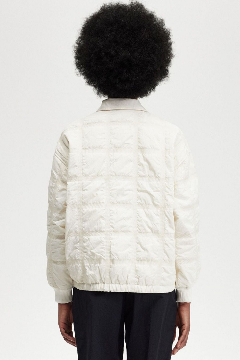 Fred Perry Quilted Women's Jackets Beige | GTCUI4653