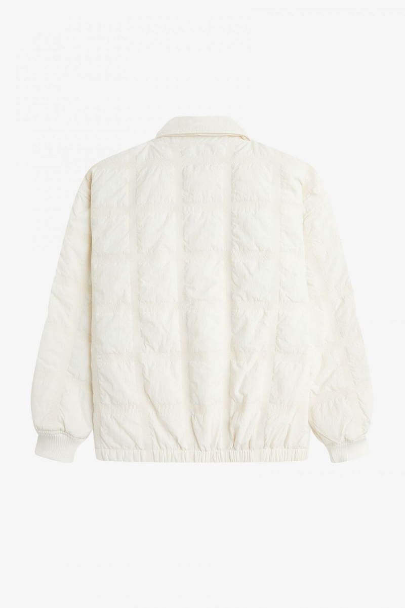 Fred Perry Quilted Women's Jackets Beige | GTCUI4653