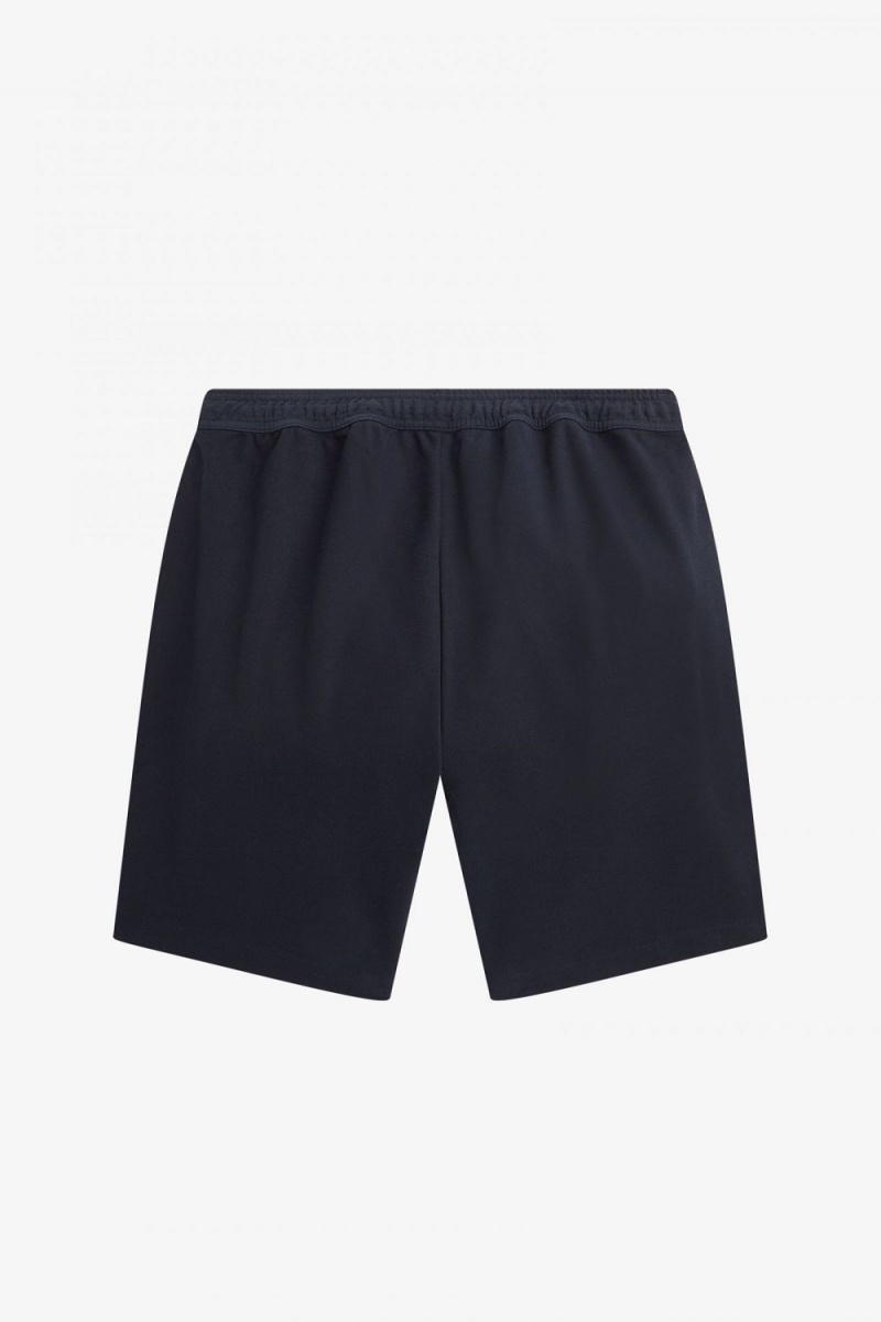 Fred Perry Reverse Tricot Men's Shorts Navy | DHSUR0648