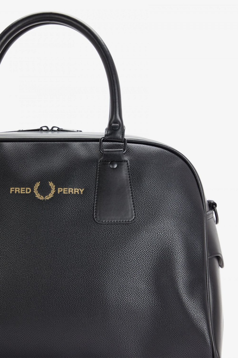 Fred Perry Scotch Grain Grip Women's Bags Black | ZAERW7802