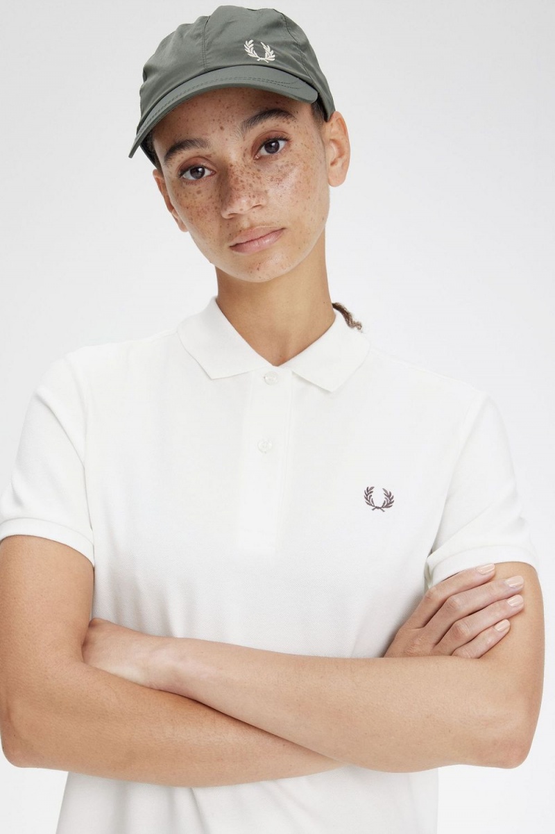 Fred Perry Shirt Women's Dress Snow White | IFLJE1604